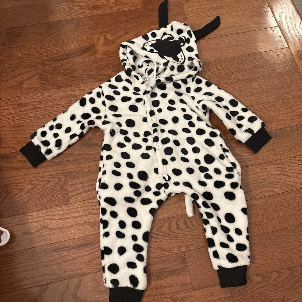 Dalmatian‎ Dog Costume Newborn - 6 Months Unisex Halloween Costume Dress Up Baby